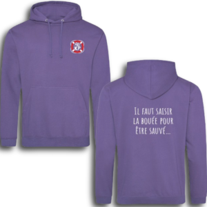 Sweat à capuche ResKP + slogan