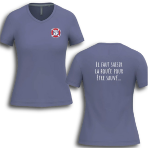 Tee-shirt ResKP pour femme - col V - édition limitée